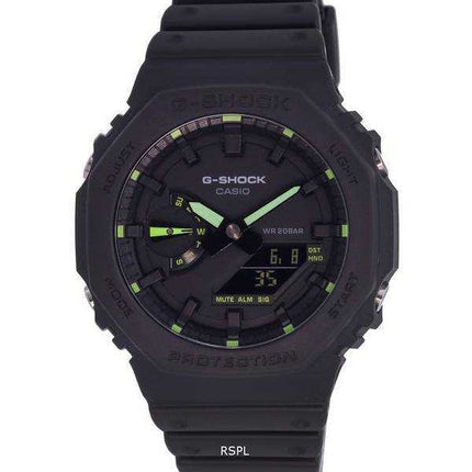 Casio G-Shock Neon Accent Analog Digital Quartz Diver's GA-2100-1A3 GA2100-1A3 200M Orologio da uomo
