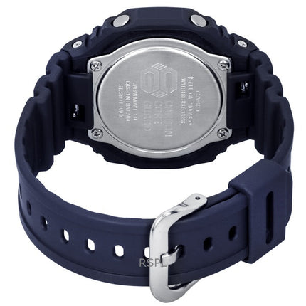 Orologio da uomo Casio G-Shock analogico digitale con cinturino in resina a base biologica, quadrante blu, al quarzo GA-2100AS-2A 200M