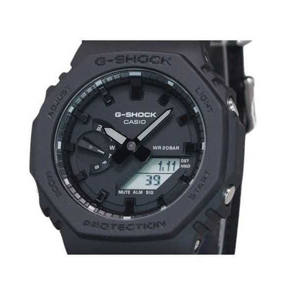 Casio G-Shock Analog Digital Eco Cloth Strap Quadrante Nero Quarzo GA-2100BCE-1A 200M Orologio da Uomo