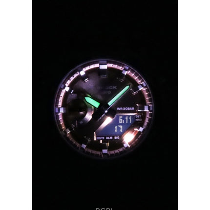 Orologio Casio G-Shock analogico digitale con cinturino in resina e quadrante in bronzo al quarzo GA-2100BM-7A5 200M unisex
