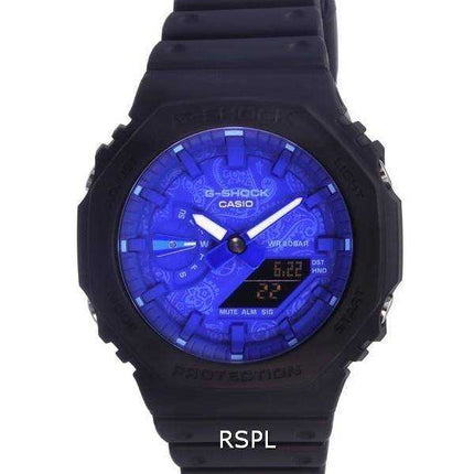 Orologio da uomo Casio G-Shock analogico digitale quadrante blu al quarzo GA-2100BP-1A GA2100BP-1 200M