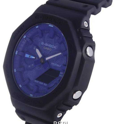 Orologio da uomo Casio G-Shock analogico digitale quadrante blu al quarzo GA-2100BP-1A GA2100BP-1 200M