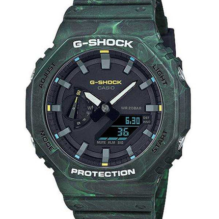 Orologio da uomo Casio G-Shock Mystic Forest analogico digitale al quarzo GA-2100FR-3A GA2100FR-3 200M