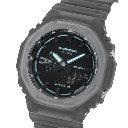 Orologio da uomo Casio G-Shock analogico digitale con cinturino in resina e quadrante nero al quarzo GA-2100K-1A 200M