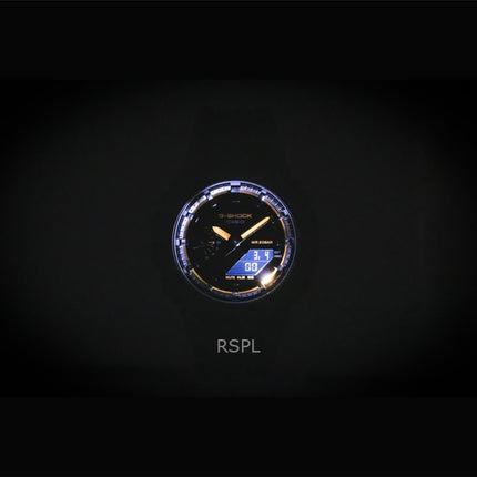 Orologio da uomo Casio G-Shock analogico digitale con cinturino in resina e quadrante nero al quarzo GA-2100K-2A 200M