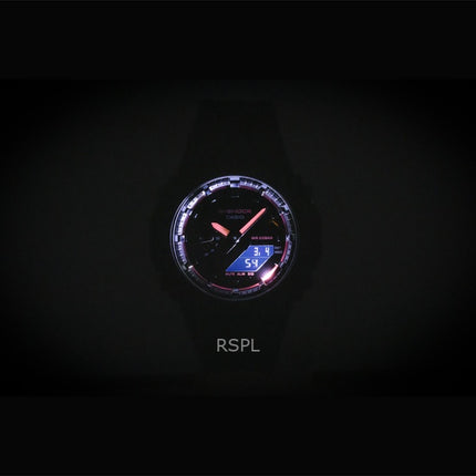 Orologio da uomo Casio G-Shock analogico/digitale con cinturino in resina, quadrante nero, movimento al quarzo, modello GA-2100K-5A, impermeabile fino a 200 metri.