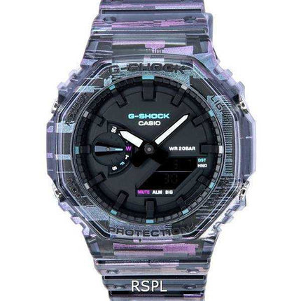 Orologio da uomo Casio G-Shock analogico digitale quadrante nero al quarzo GA-2100NN-1A GA2100NN-1 200M