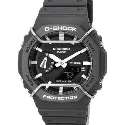 Casio tono su tono G-Shock analogico digitale quadrante nero quarzo GA-2100PTS-8A GA2100PTS-8 200M orologio da uomo