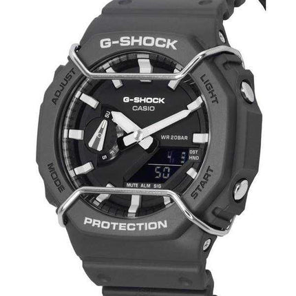 Casio tono su tono G-Shock analogico digitale quadrante nero quarzo GA-2100PTS-8A GA2100PTS-8 200M orologio da uomo