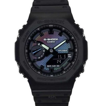 Casio G-Shock Analog Digital Bio-Based Resin Strap Multicolor Dial Quartz GA-2100RW-1A 200M Orologio da uomo