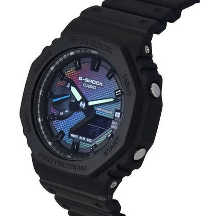 Casio G-Shock Analog Digital Bio-Based Resin Strap Multicolor Dial Quartz GA-2100RW-1A 200M Orologio da uomo