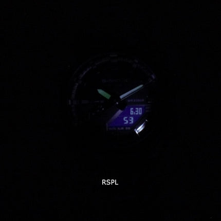 Orologio da uomo analogico digitale al quarzo Casio G-Shock scheletro trasparente subacqueo GA-2100SKE-7A GA2100SKE-7 200M masch