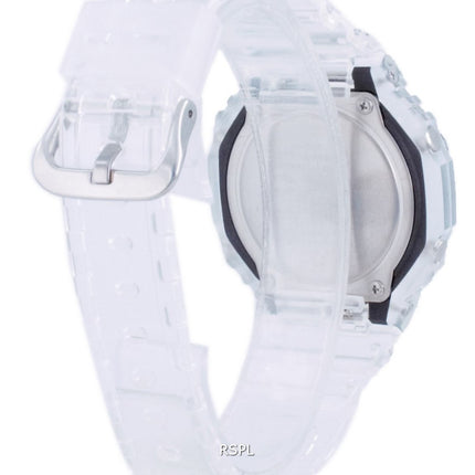 Orologio da uomo analogico digitale al quarzo Casio G-Shock scheletro trasparente subacqueo GA-2100SKE-7A GA2100SKE-7 200M masch
