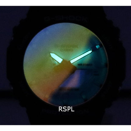 Orologio unisex Casio G-Shock colore iridescente analogico digitale al quarzo GA-2100SR-1A GA2100SR-1 200M