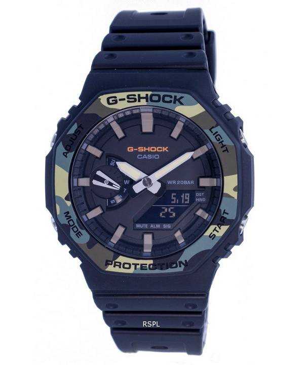Orologio da uomo al quarzo analogico digitale Casio G-Shock Diver GA-2100SU-1A GA2100SU-1 200M