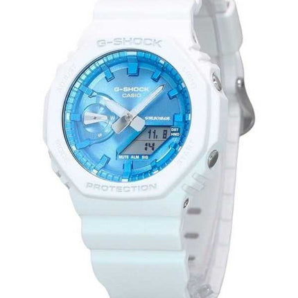 Orologio da uomo Casio G-Shock Collezione stagionale 2023 analogico digitale quadrante blu al quarzo GA-2100WS-7A 200M