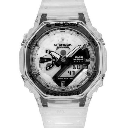 Orologio da uomo Casio G-Shock 40th Anniversary Clear Remix in edizione limitata analogico digitale al quarzo GA-2140RX-7A 200M