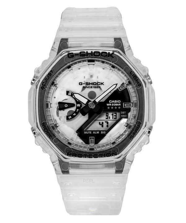 Orologio da uomo Casio G-Shock 40th Anniversary Clear Remix in edizione limitata analogico digitale al quarzo GA-2140RX-7A 200M