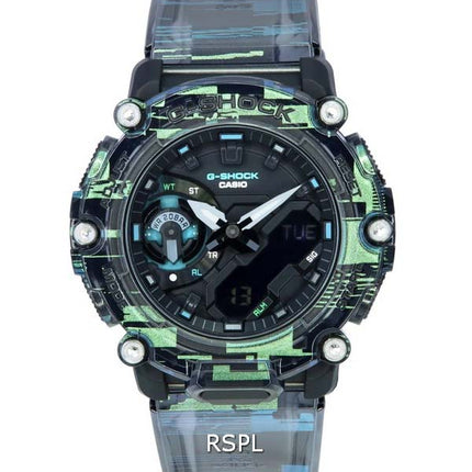 Orologio da uomo Casio G-Shock Naughty Noise analogico digitale al quarzo GA-2200NN-1A GA2200NN-1 200M