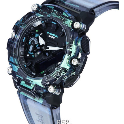 Orologio da uomo Casio G-Shock Naughty Noise analogico digitale al quarzo GA-2200NN-1A GA2200NN-1 200M