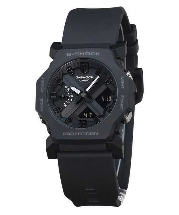 Casio G-Shock Analogico Digitale Nero Resina Quadrante Nero Quarzo GA-2300-1A 200M Orologio da Uomo
