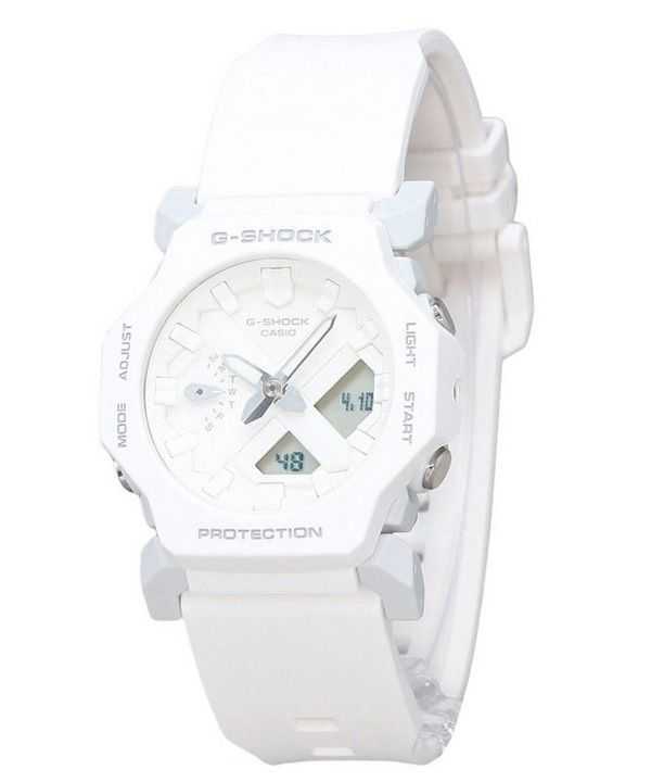 Casio G-Shock Analog Digital White Resin Quadrante Bianco Cinturino Quarzo GA-2300-7A 200M Orologio da Uomo