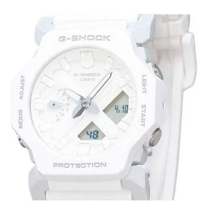 Casio G-Shock Analog Digital White Resin Quadrante Bianco Cinturino Quarzo GA-2300-7A 200M Orologio da Uomo