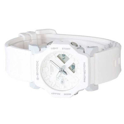Casio G-Shock Analog Digital White Resin Quadrante Bianco Cinturino Quarzo GA-2300-7A 200M Orologio da Uomo