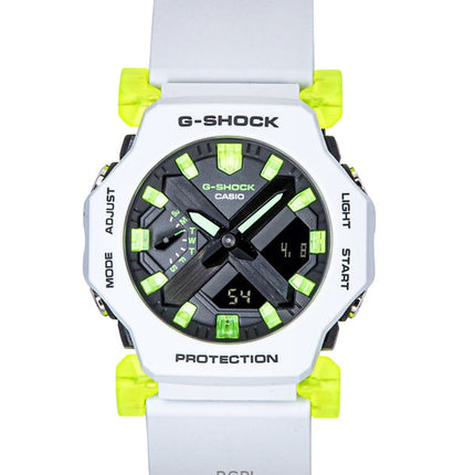 Orologio da uomo Casio G-Shock analogico digitale con cinturino in resina e quadrante grigio al quarzo GA-2300MW-8A 200M