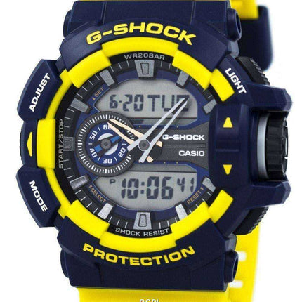 Orologio da uomo Casio G-Shock analogico-digitale multicolore GA-400-9B GA400-9B