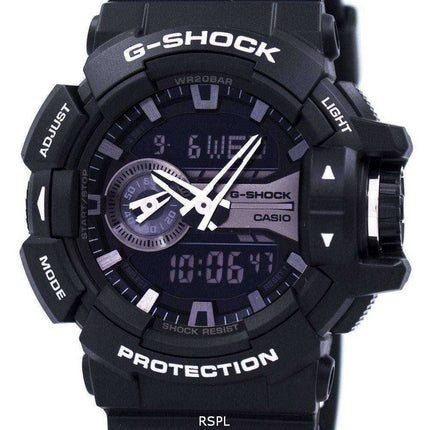 Orologio da uomo Casio G-Shock analogico digitale a tempo mondiale GA-400GB-1A GA400GB-1A