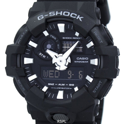 Orologio da uomo Casio G-Shock analogico digitale GA-700-1B GA700-1B ricondizionato