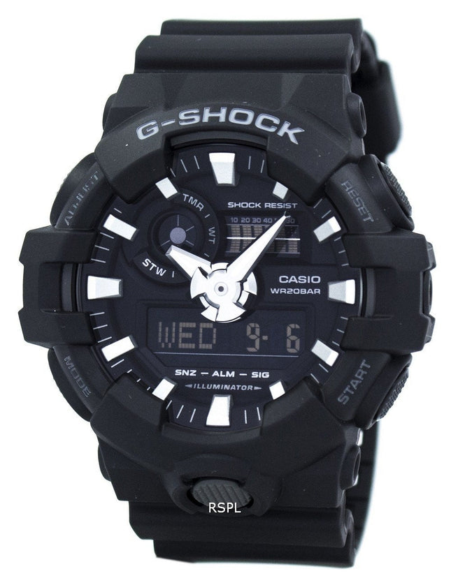 Orologio da uomo Casio G-Shock analogico digitale GA-700-1B GA700-1B ricondizionato