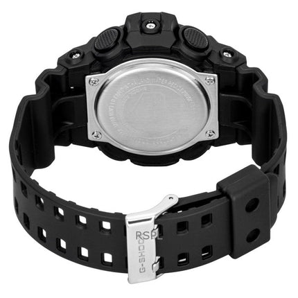 Orologio da uomo Casio G-Shock analogico digitale con cinturino in resina e quadrante nero al quarzo GA-700BBR-1A 200M
