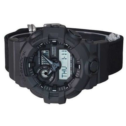 Casio G-Shock Analog Digital Eco Cloth Strap Quadrante Nero Quarzo GA-700BCE-1A 200M Orologio da Uomo