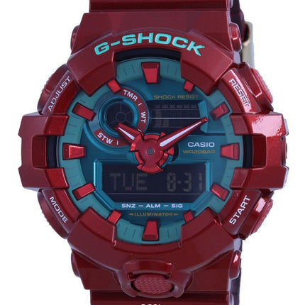 Orologio Casio G-Shock Far East Pop analogico digitale quadrante verde GA-700DBR-4A GA700DBR-4 200M maschile it