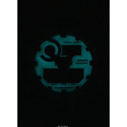 Orologio da uomo Casio G-Shock analogico digitale con cinturino in resina e quadrante bianco al quarzo GA-700HDS-7A 200M