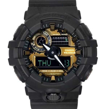 Orologio da uomo Casio G-Shock analogico digitale serie ruggine con cinturino in resina al quarzo GA-700RC-1A 200M