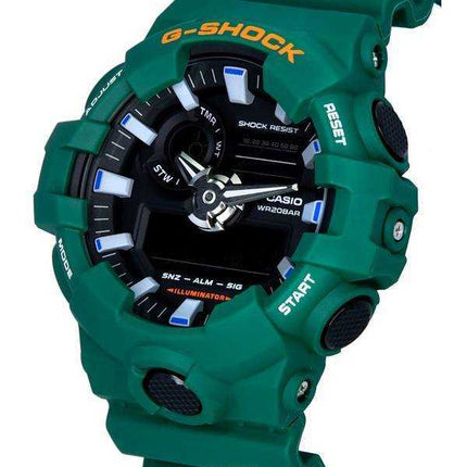 Orologio da uomo Casio G-Shock Popular Spirited Colors verde analogico digitale al quarzo GA-700SC-3A GA700SC-3 200M