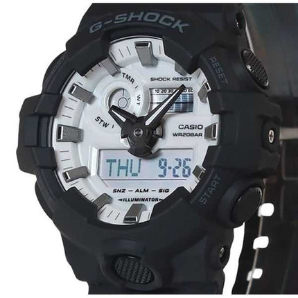 Casio G-Shock Analog Digital Resin Strap Quadrante Bianco Quarzo GA-700WD-1A 200M Orologio da Uomo