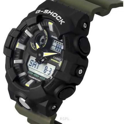 Casio G-Shock Analog Digital Resin Strap Black Dial Quartz GA-710TU-1A3 200M Orologio da uomo