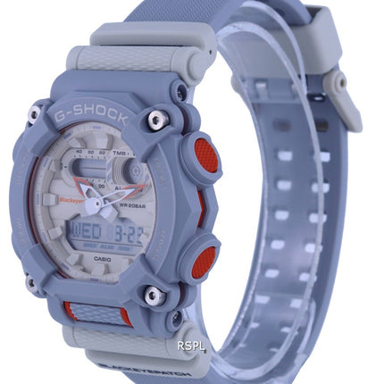 Orologio da uomo Casio G-Shock BlackEyePatch analogico digitale al quarzo GA-900BEP-8A GA900BEP-8 200M