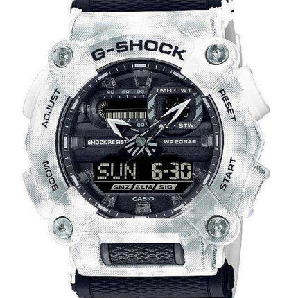 Orologio da uomo Casio G-Shock Frozen Forest analogico al quarzo digitale GA-900GC-7A GA900GC-7 200M