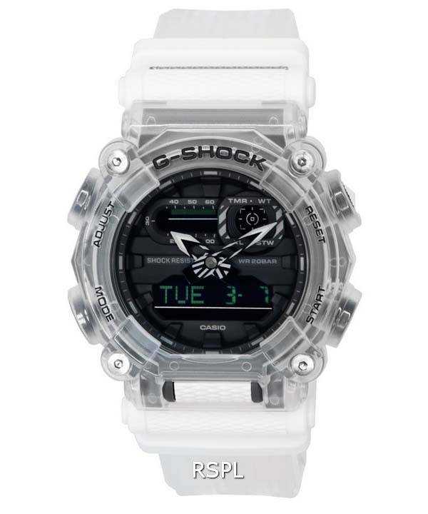 Orologio da uomo Casio G-Shock Sound Wave serie analogico digitale al quarzo GA-900SKL-7A GA900SKL-7 200M