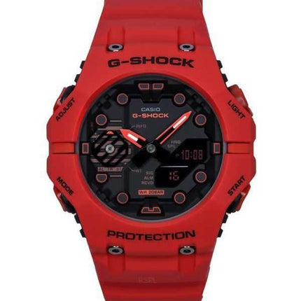 Orologio da uomo Casio G-Shock analogico digitale con cinturino in resina quadrante nero al quarzo GA-B001-4A 200M