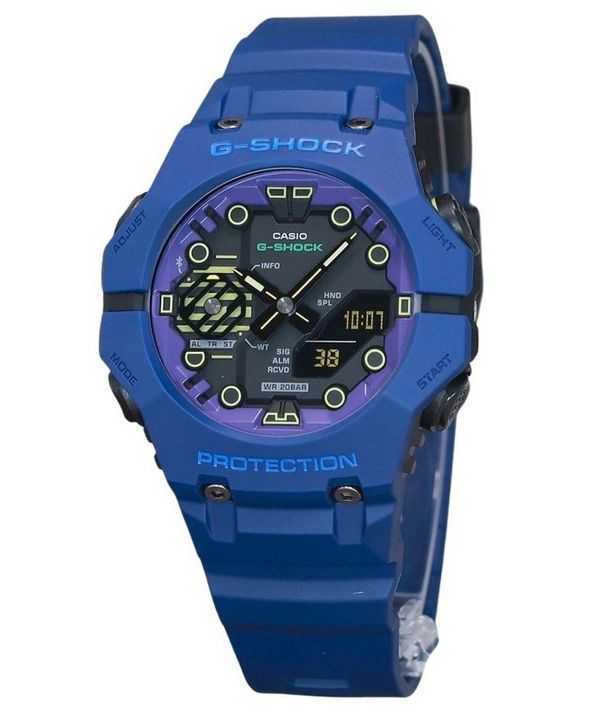 Casio G-Shock Cyberspace Analog Digital Smartphone Link Bluetooth Quadrante Nero Quarzo GA-B001CBR-2A 200M Orologio da Uomo