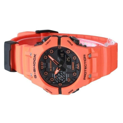 Casio G-Shock Analog Digital Smartphone Link Bio-Based Cinturino in resina arancione Quadrante grigio Quarzo GA-B001FL-4A 200M O