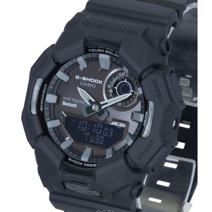 Orologio da uomo Casio G-Shock analogico digitale con collegamento per smartphone, quadrante nero in resina a base biologica, solare GA-B010-1A1 200M