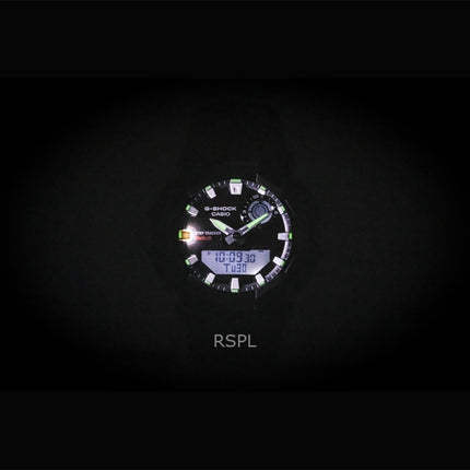 Orologio da uomo Casio G-Shock analogico digitale con collegamento per smartphone, quadrante nero in resina a base biologica, solare GA-B010-1A 200M
