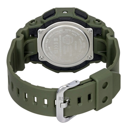 Orologio da uomo Casio G-Shock analogico digitale con collegamento per smartphone, quadrante nero in resina a base biologica, solare GA-B010-3A 200M